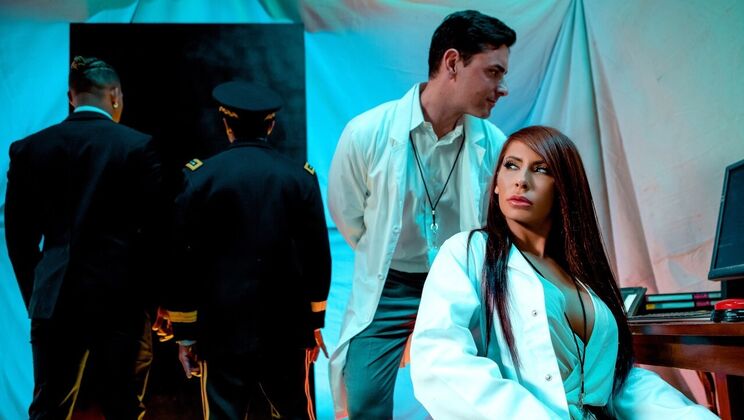 Latina with Small Ass Takes Big Cock in Doggystyle