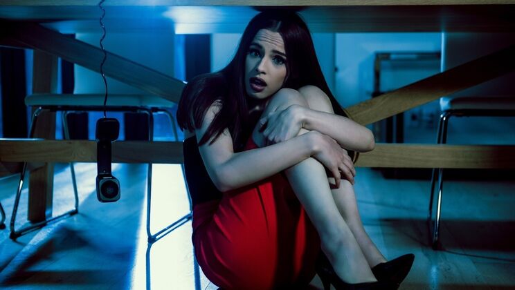 American Man And Brunette Office Girl Hot Indoor Fuck Session