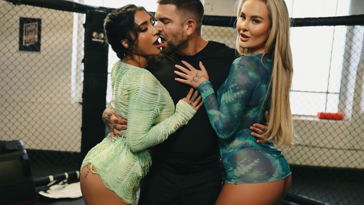 [DigitalPlayground] - Uncaged - Ep 3: Spanking, Gagging & Spitting in Hardcore Threesome