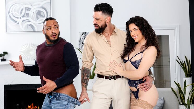 Brunette, Bubble Butt, and Bi: Victoria Voxxx, Dillon Diaz, Alpha Wolfe