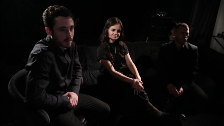 Voyeur Films a Masked MILF Threesome