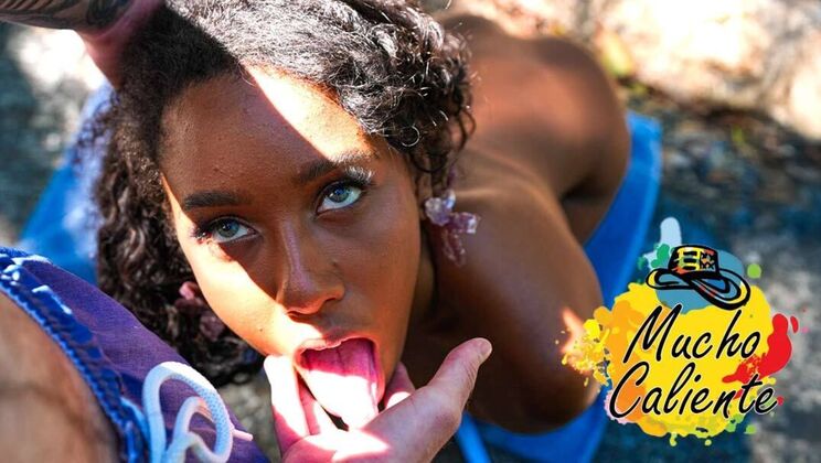 Interracial Threesome with Teen Jasminy Villar