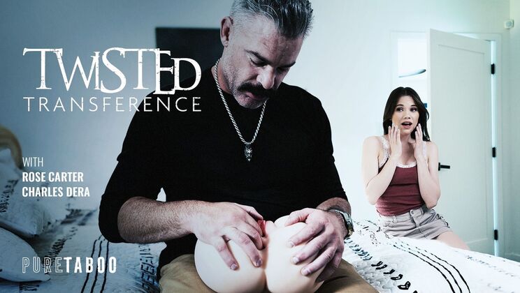 Big Cock Stepdad Fucks Teen's Throat & Pussy Rough