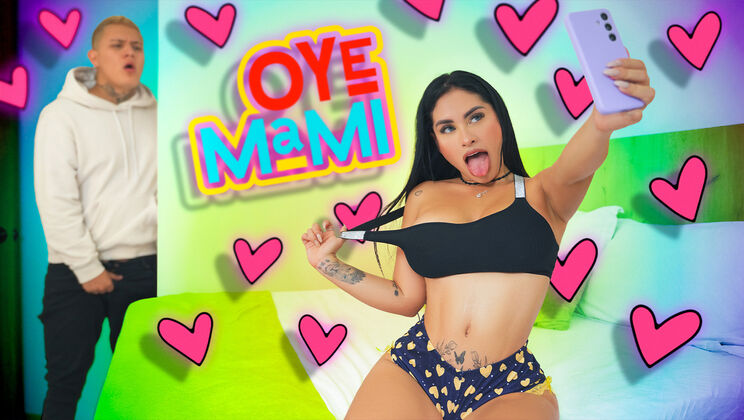 Cum in Mouth for Latina After Spanking and Spitting