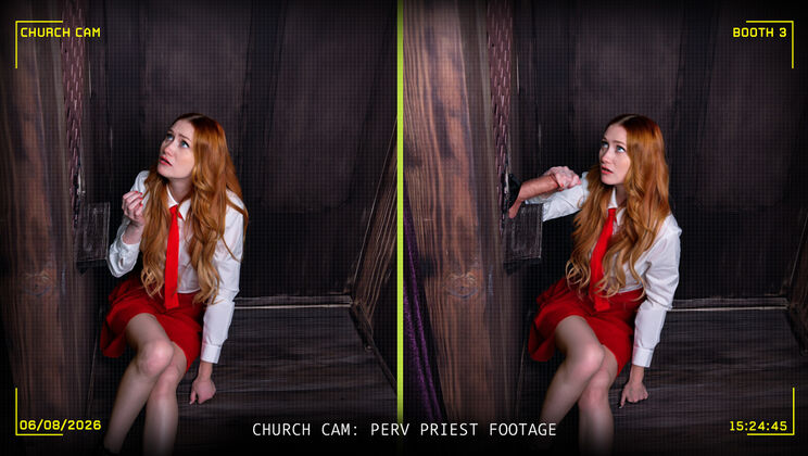  PervPriest Mike Mancini Spanks Scarlet Skies