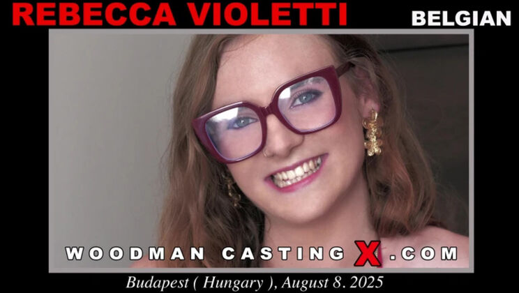 Adorable Redhead Rebecca Violetti Squirts and Orgasms in Casting