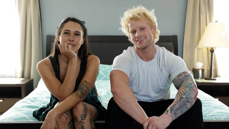 Bentley Maverick the Surfer Bro Gives Mackenzie Ford a Creamy Treat!