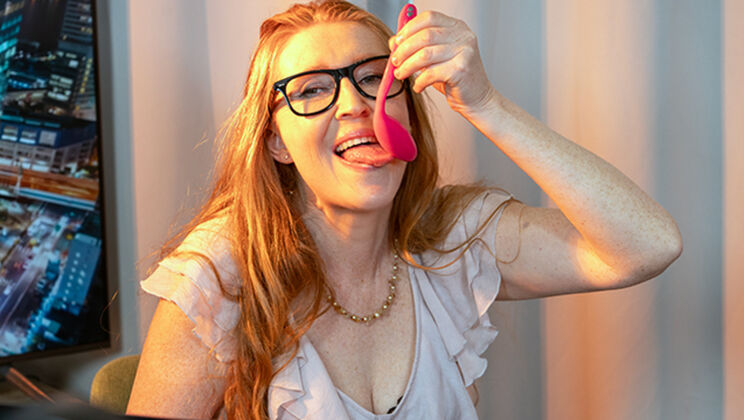 Bruno Gets Seduced by Hot Redhead Showhost Lenka