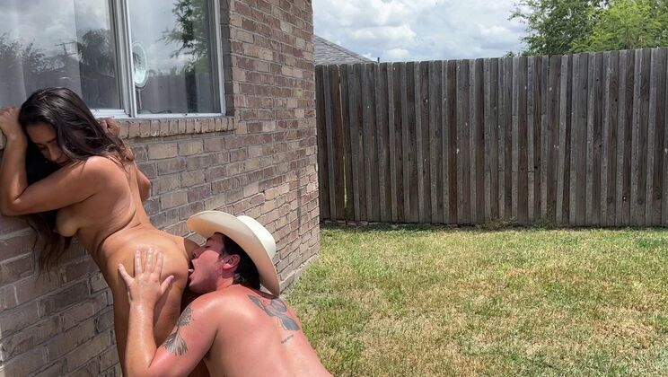 Backyard Rodeo: Alexa Zach Blowjob Fingering Handjob Footjob