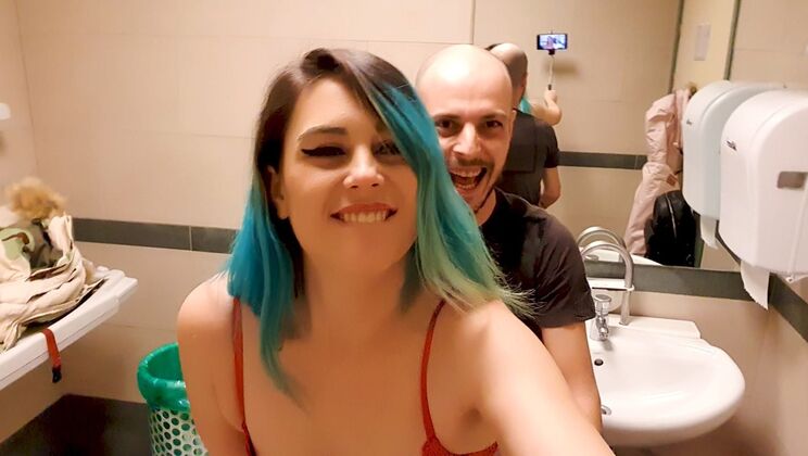 Public Bathroom Quickie with Sukii