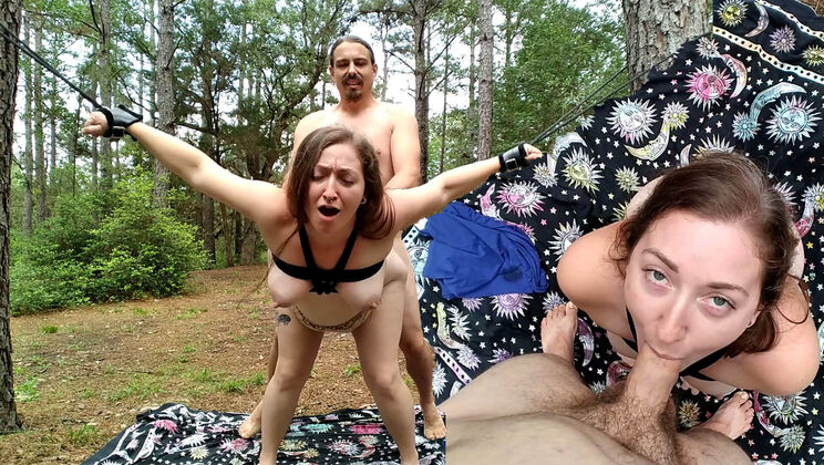 Outer Bounds: Loud Orgasm and Moaning from Maev in Ropes