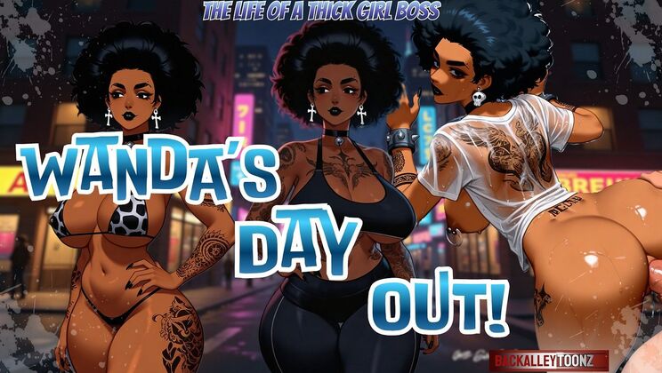 Wanda's Big Day: Interracial Tattoo Straight Bubble Butt