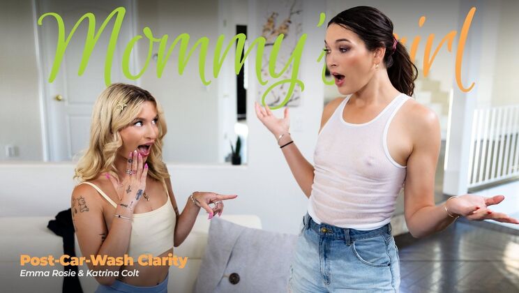 Katrina Colt and Emma Rosie Get Dirty After Car Wash